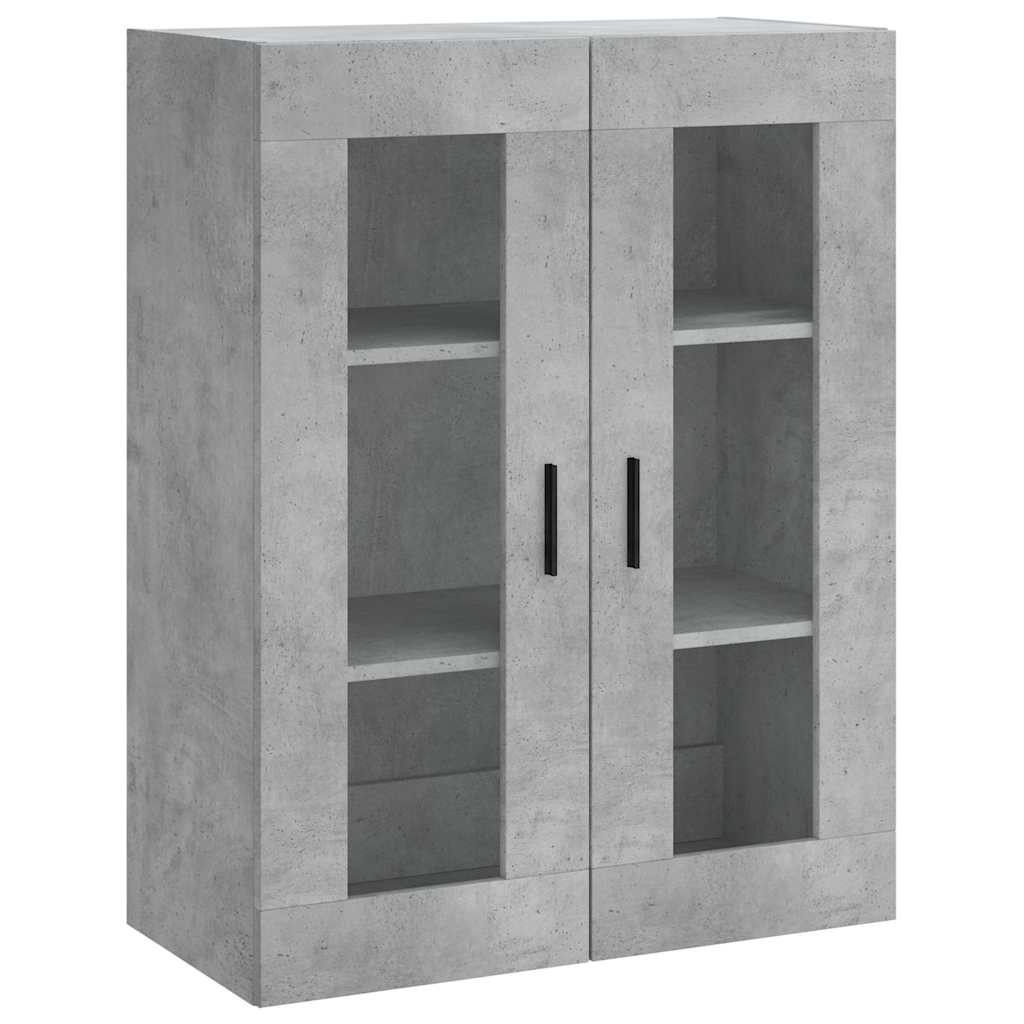 vidaXL Highboard Concrete Grey 69,5x34x180 cm Engineered Wood