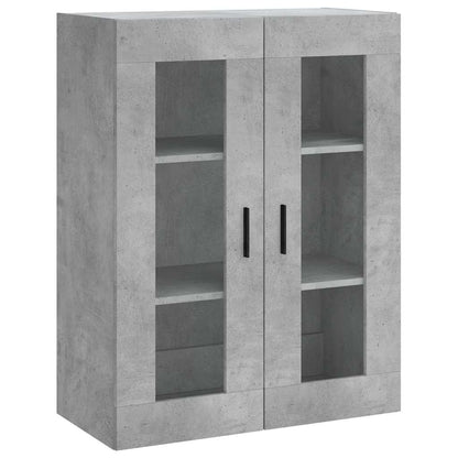 vidaXL Highboard Concrete Grey 69,5x34x180 cm Engineered Wood
