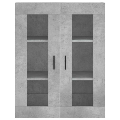 vidaXL Highboard Concrete Grey 69,5x34x180 cm Engineered Wood