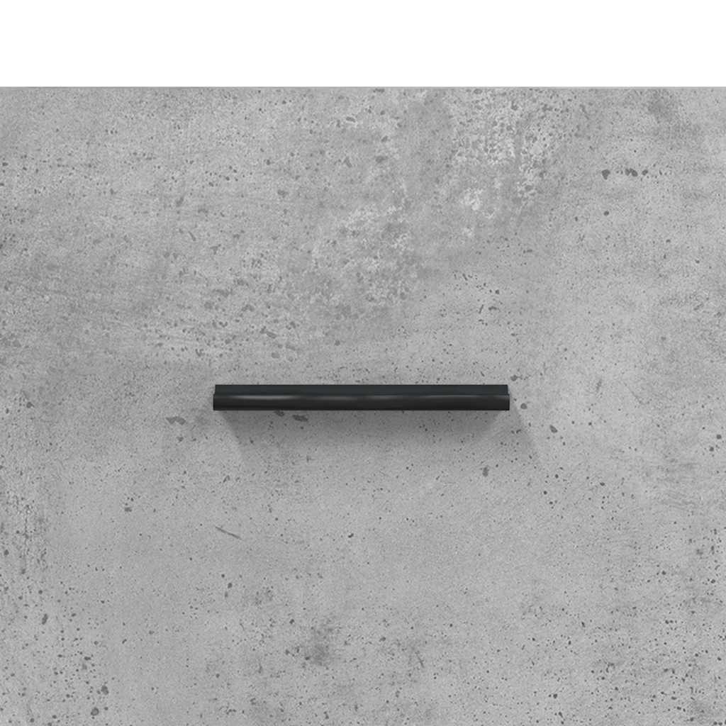 vidaXL Highboard Concrete Grey 69,5x34x180 cm Engineered Wood