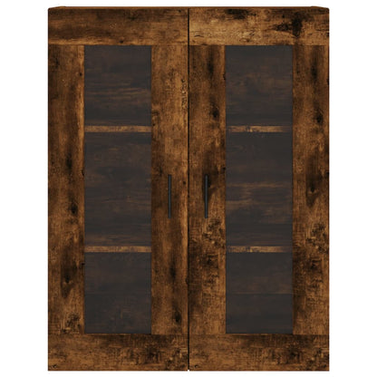 vidaXL Highboard Smoked Oak 69,5x34x180 cm Engineered Wood