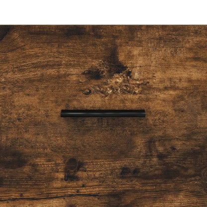 vidaXL Highboard Smoked Oak 69,5x34x180 cm Engineered Wood