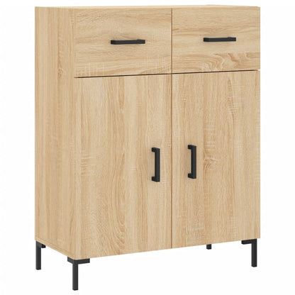 vidaXL Highboard Sonoma Oak 69,5x34x180 cm Engineered Wood