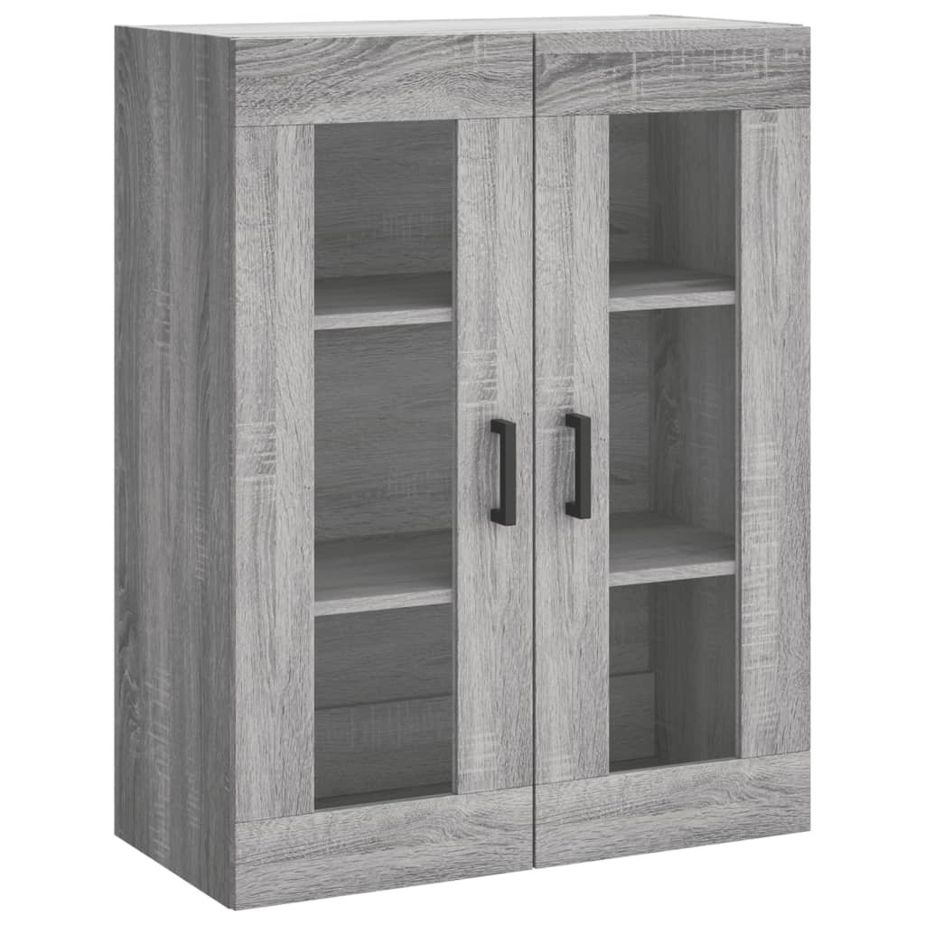 vidaXL Highboard Grey Sonoma 69,5x34x180 cm Engineered Wood