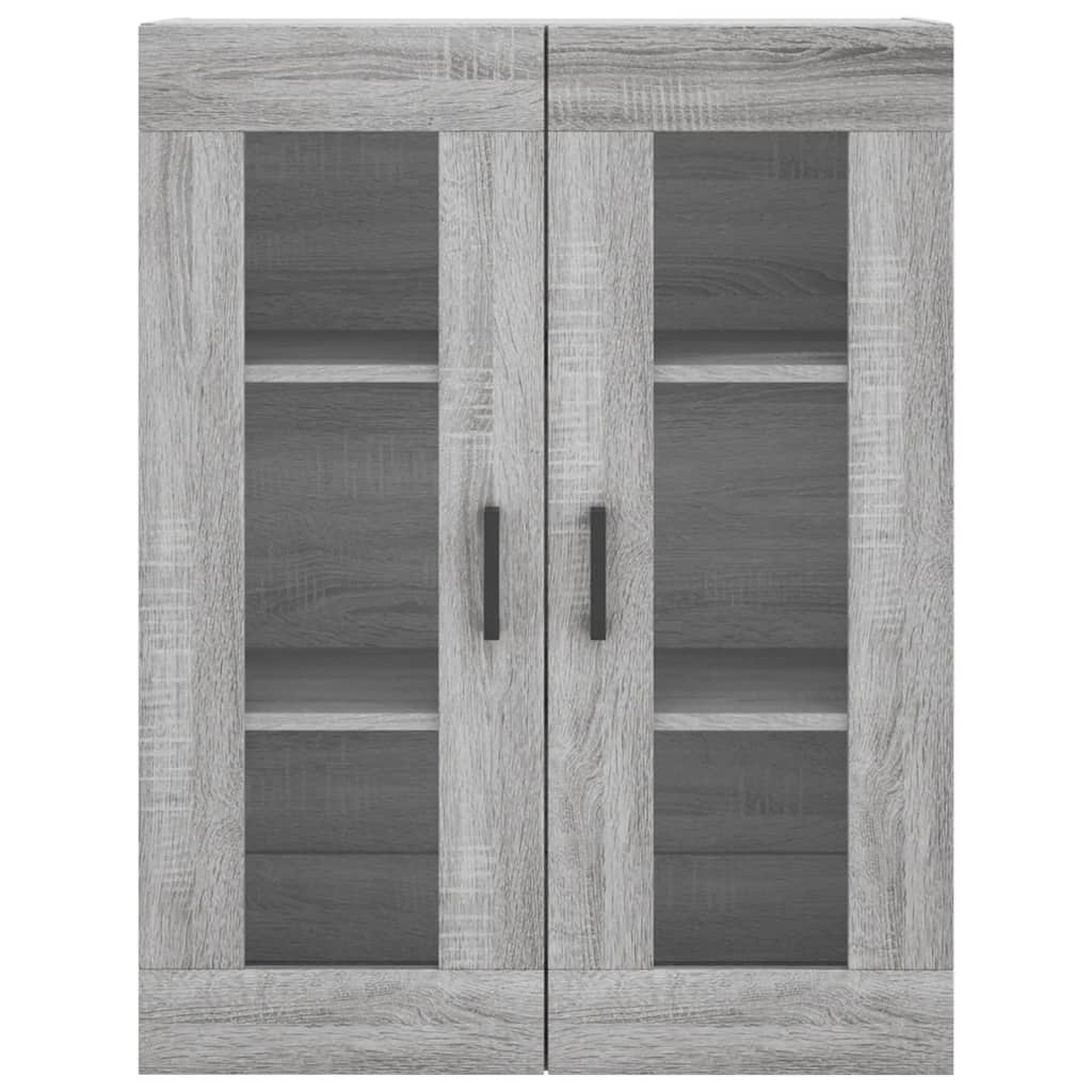 vidaXL Highboard Grey Sonoma 69,5x34x180 cm Engineered Wood