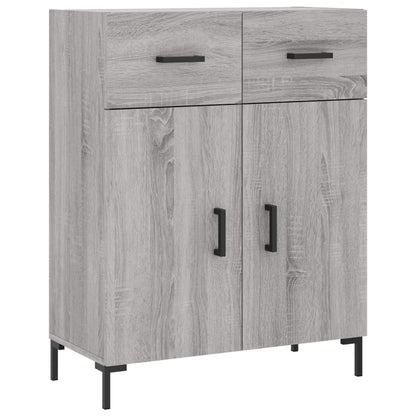vidaXL Highboard Grey Sonoma 69,5x34x180 cm Engineered Wood
