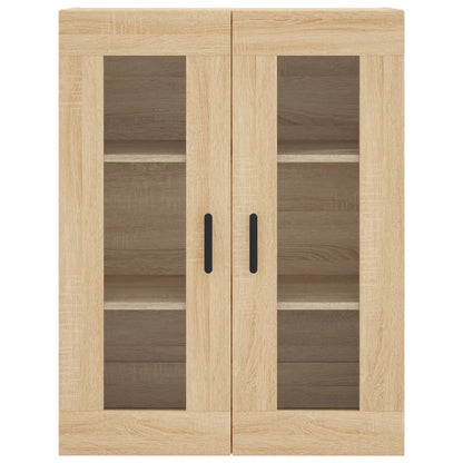 vidaXL Highboard Sonoma Oak 69,5x34x180 cm Engineered Wood