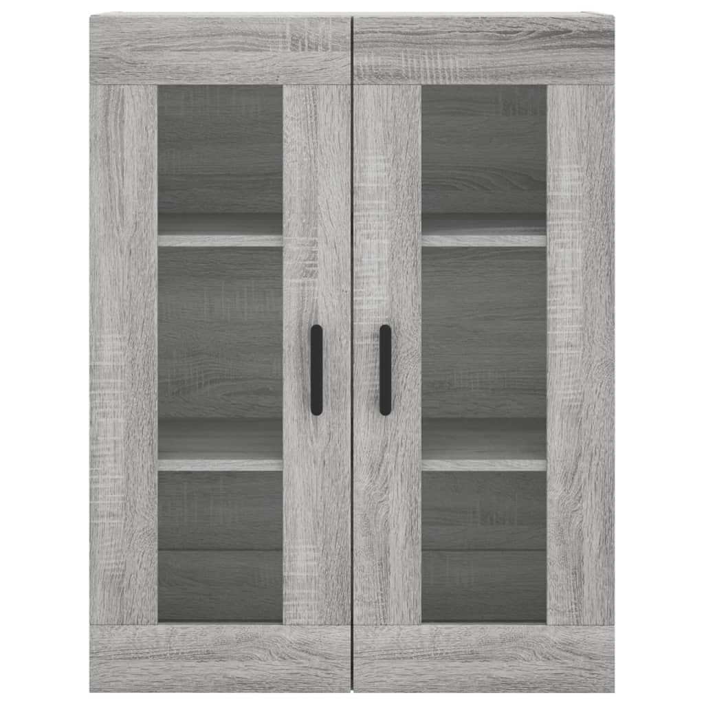 vidaXL Highboard Grey Sonoma 69,5x34x180 cm Engineered Wood