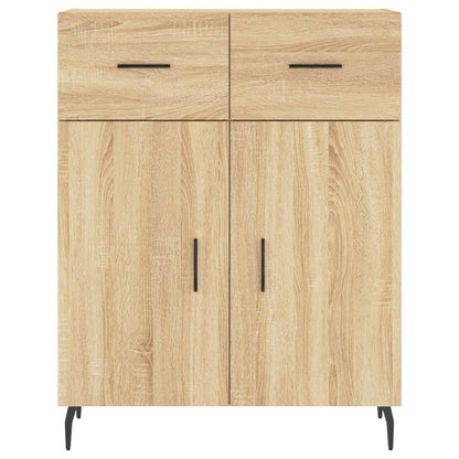 vidaXL Highboard Sonoma Oak 69,5x34x180 cm Engineered Wood