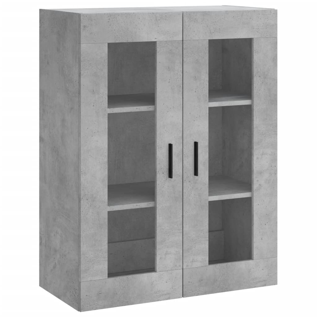 vidaXL Highboard Concrete Grey 69,5x34x180 cm Engineered Wood