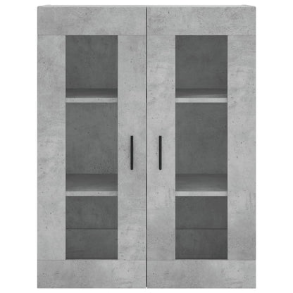 vidaXL Highboard Concrete Grey 69,5x34x180 cm Engineered Wood