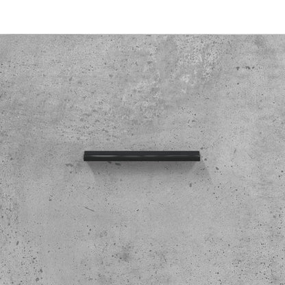 vidaXL Highboard Concrete Grey 69,5x34x180 cm Engineered Wood