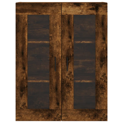 vidaXL Highboard Smoked Oak 69,5x34x180 cm Engineered Wood