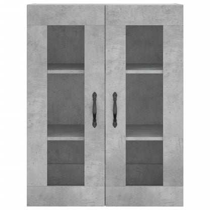 vidaXL Highboard Concrete Grey 69.5x34x180 cm Engineered Wood