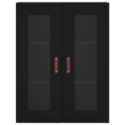 vidaXL Highboard Black 69.5x34x180 cm Engineered Wood