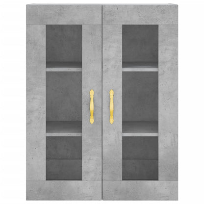 vidaXL Highboard Concrete Grey 69,5x34x180 cm Engineered Wood