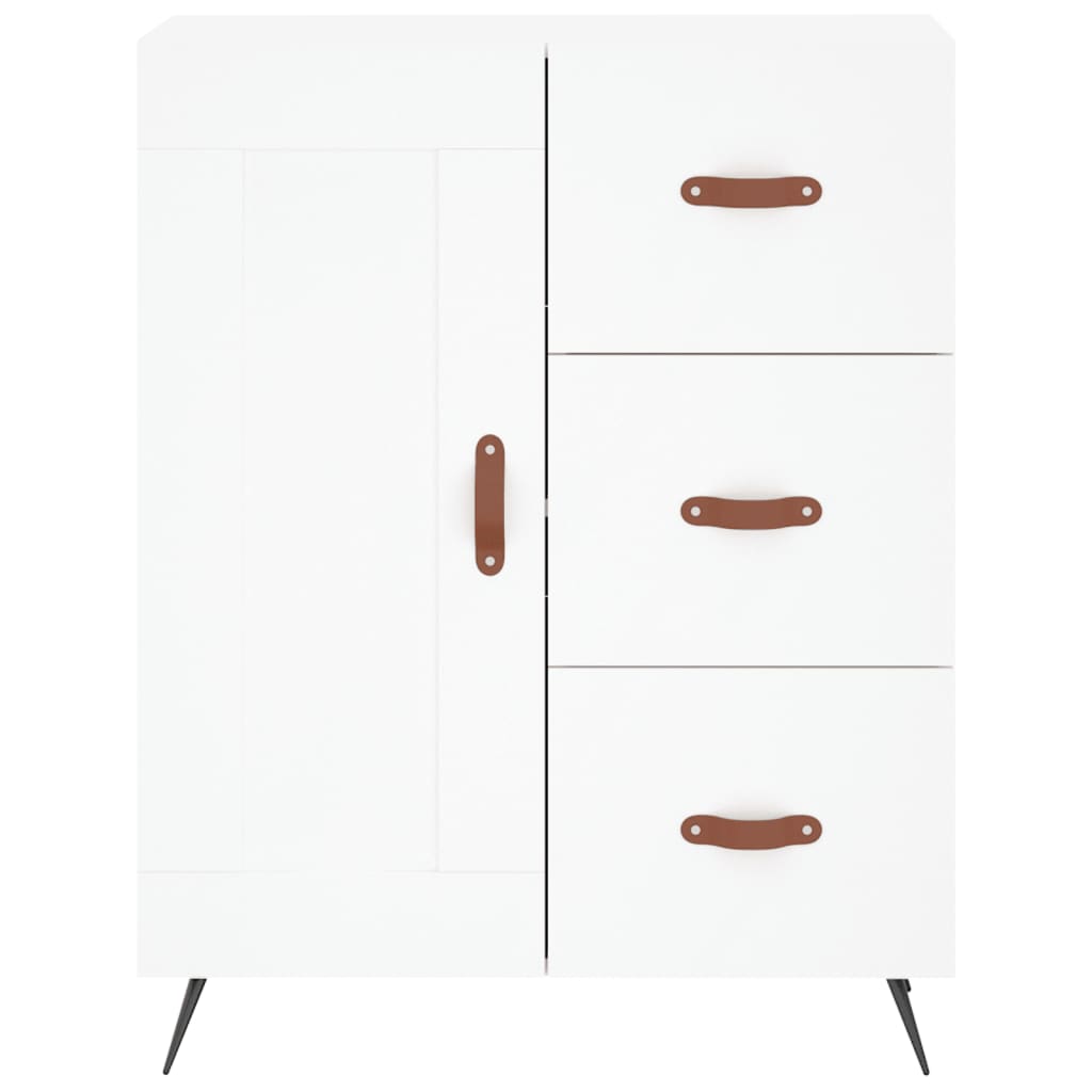 vidaXL Highboard White 69,5x34x180 cm Engineered Wood