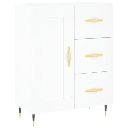 vidaXL Highboard White 69,5x34x180 cm Engineered Wood