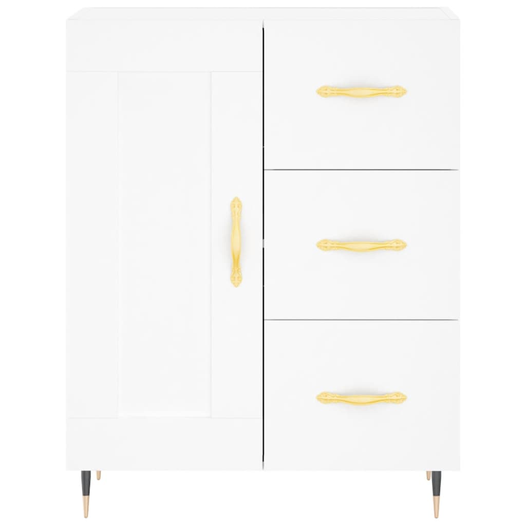 vidaXL Highboard White 69,5x34x180 cm Engineered Wood