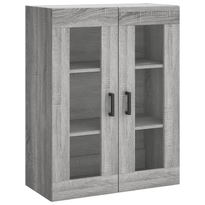 vidaXL Highboard Grey Sonoma 69,5x34x180 cm Engineered Wood