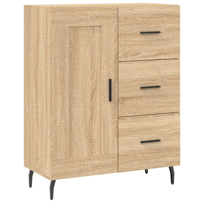 vidaXL Highboard Sonoma Oak 69,5x34x180 cm Engineered Wood