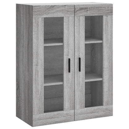 vidaXL Highboard Grey Sonoma 69,5x34x180 cm Engineered Wood