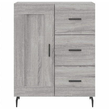 vidaXL Highboard Grey Sonoma 69,5x34x180 cm Engineered Wood