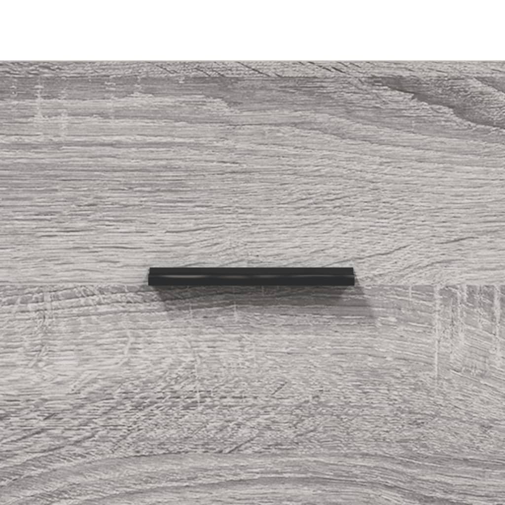 vidaXL Highboard Grey Sonoma 69,5x34x180 cm Engineered Wood