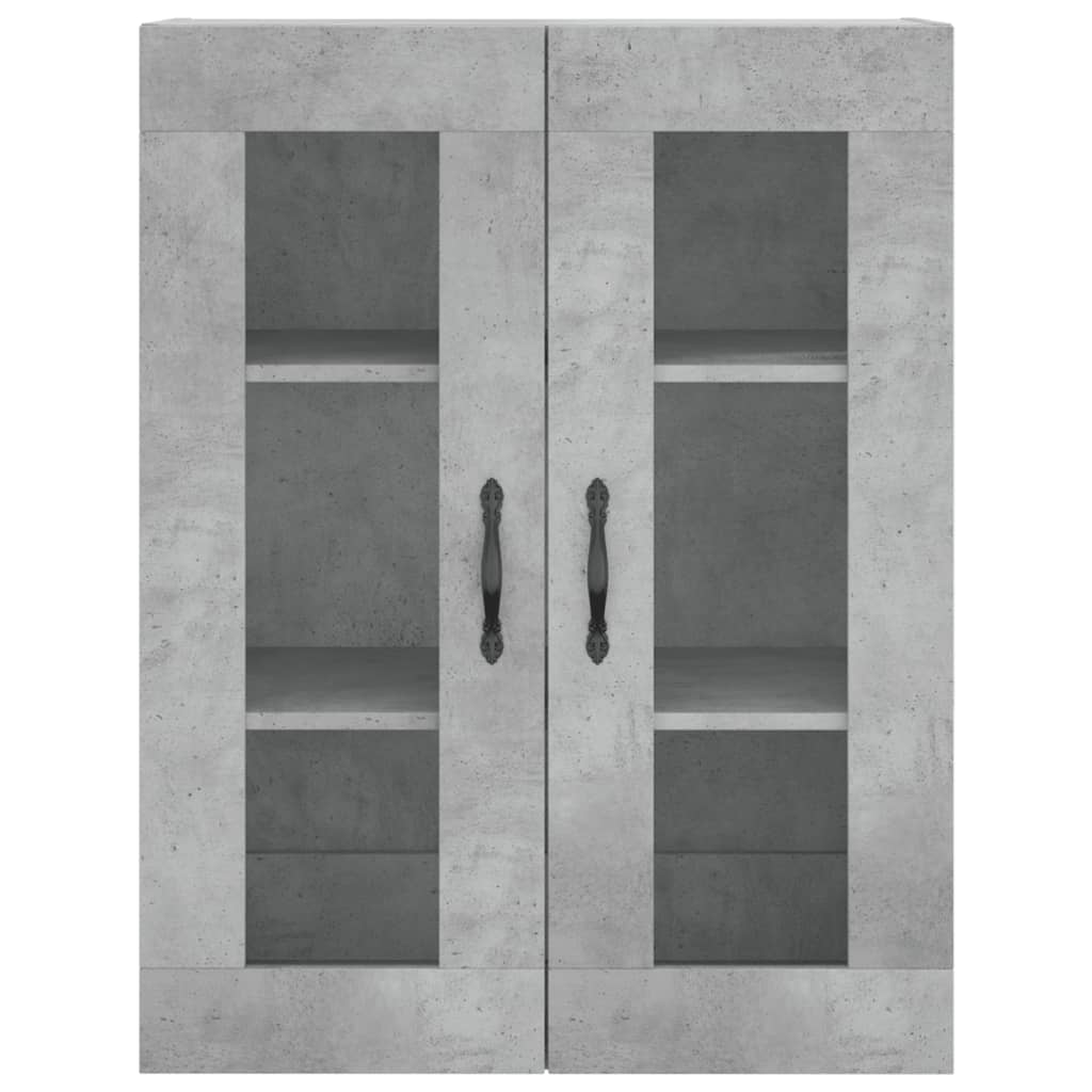 vidaXL Highboard Concrete Grey 69,5x34x180 cm Engineered Wood