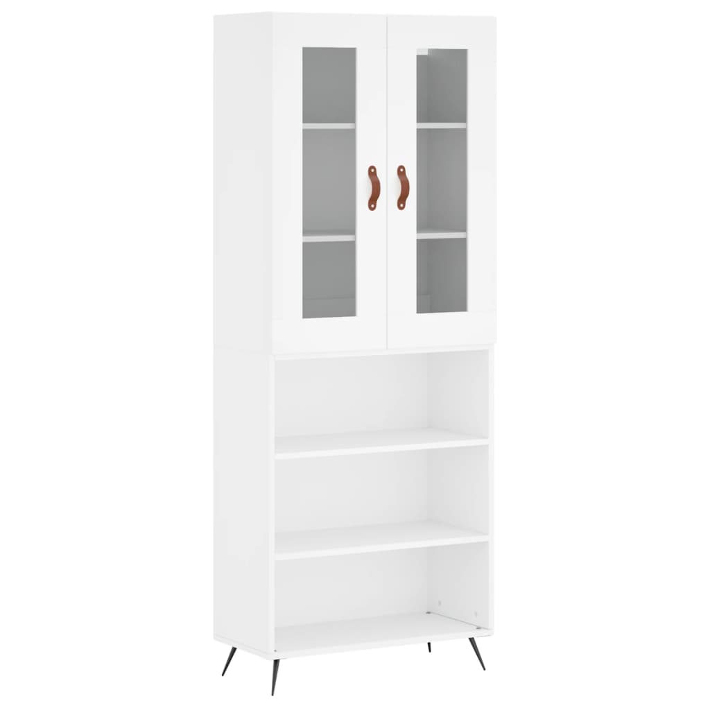 vidaXL Highboard White 69.5x34x180 cm Engineered Wood