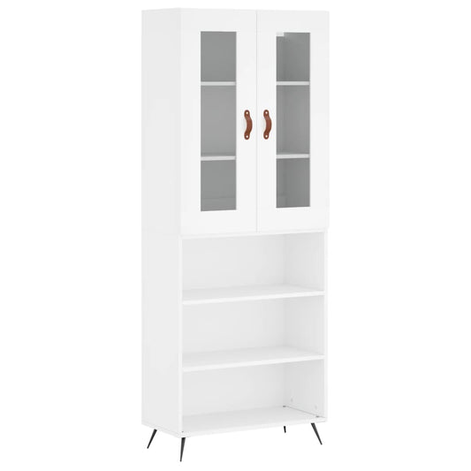 vidaXL Highboard White 69.5x34x180 cm Engineered Wood