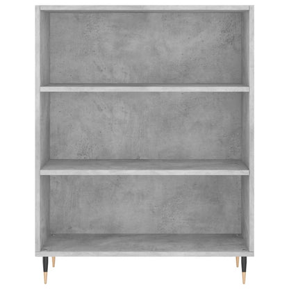 vidaXL Highboard Concrete Grey 69.5x34x180 cm Engineered Wood