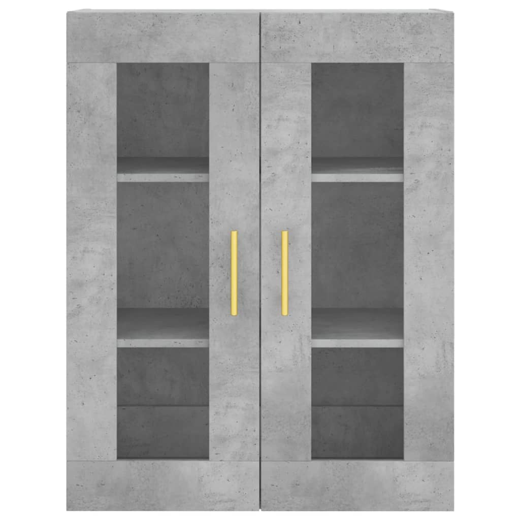 vidaXL Highboard Concrete Grey 69,5x34x180 cm Engineered Wood