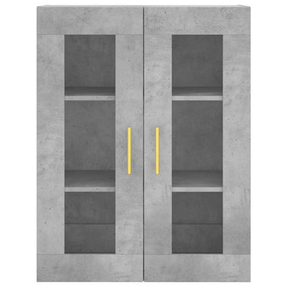vidaXL Highboard Concrete Grey 69,5x34x180 cm Engineered Wood