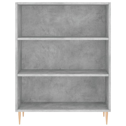 vidaXL Highboard Concrete Grey 69,5x34x180 cm Engineered Wood