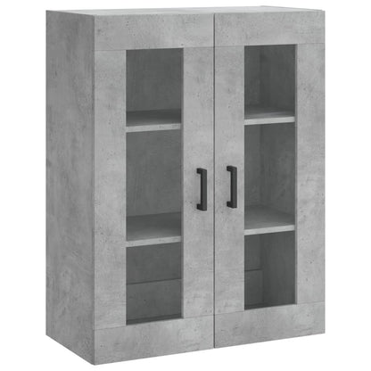 vidaXL Highboard Concrete Grey 69,5x34x180 cm Engineered Wood