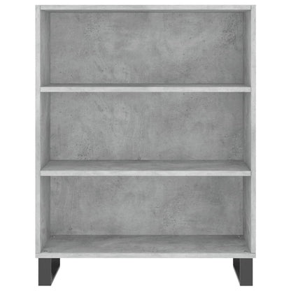 vidaXL Highboard Concrete Grey 69.5x34x180 cm Engineered Wood