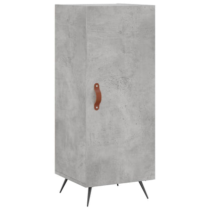 vidaXL Highboard Concrete Grey 34.5x34x180 cm Engineered Wood