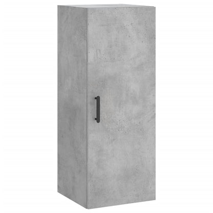 vidaXL Highboard Concrete Grey 34,5x34x180 cm Engineered Wood