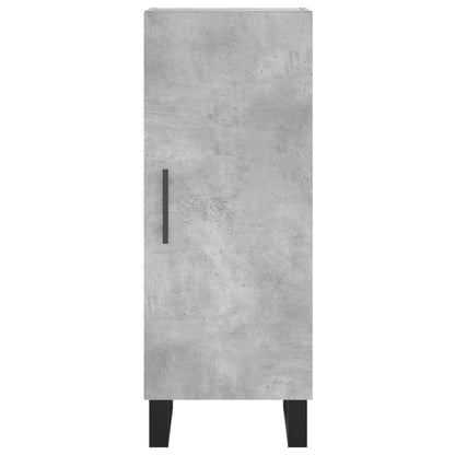 vidaXL Highboard Concrete Grey 34,5x34x180 cm Engineered Wood