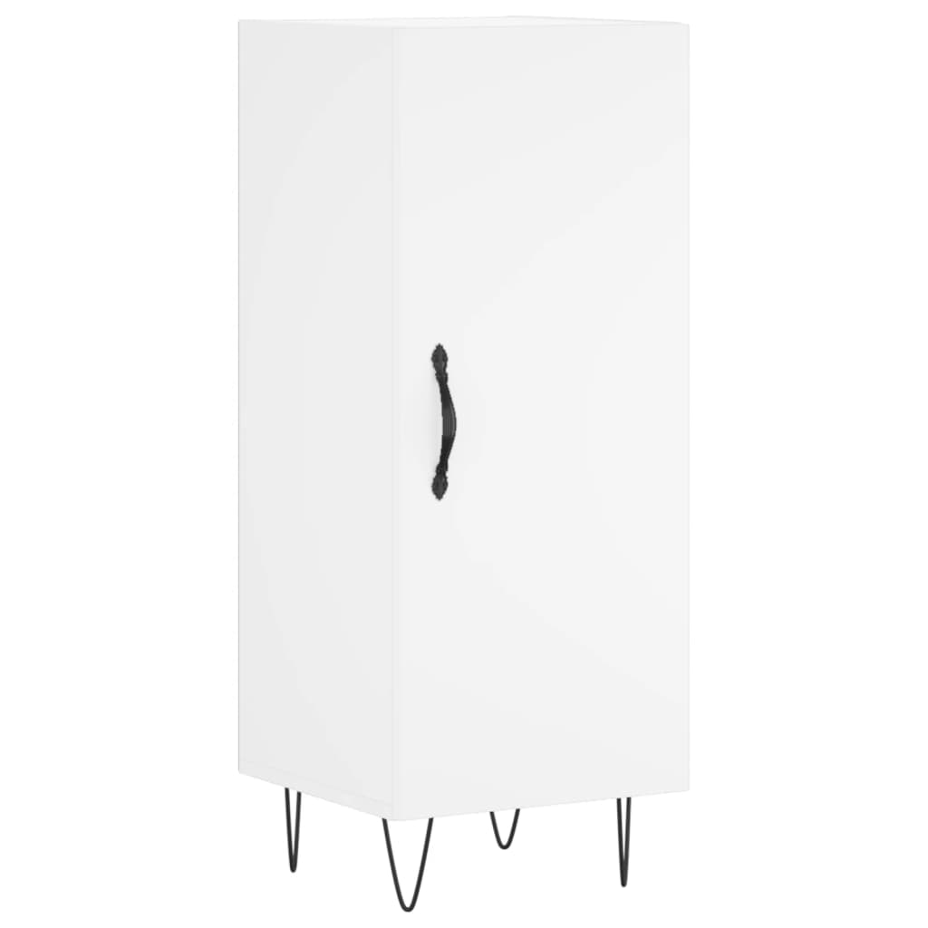 vidaXL Highboard White 34.5x34x180 cm Engineered Wood