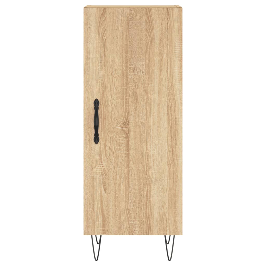 vidaXL Highboard Sonoma Oak 34.5x34x180 cm Engineered Wood