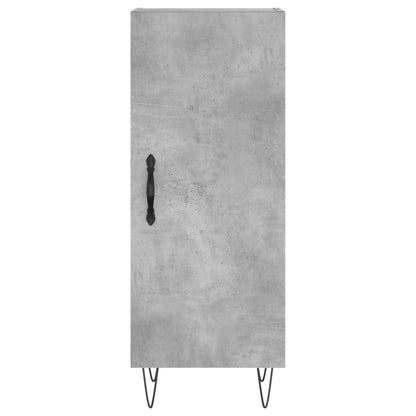 vidaXL Highboard Concrete Grey 34.5x34x180 cm Engineered Wood