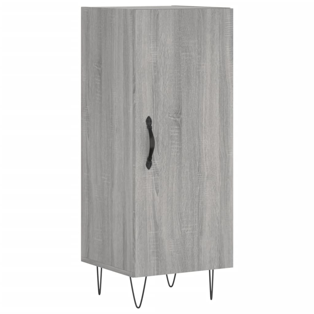 vidaXL Highboard Grey Sonoma 34,5x34x180 cm Engineered Wood