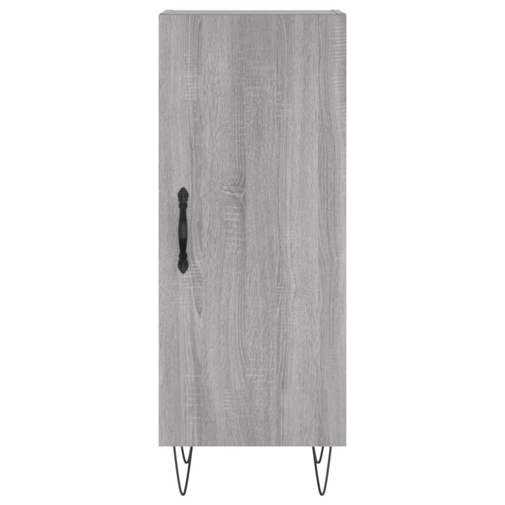 vidaXL Highboard Grey Sonoma 34,5x34x180 cm Engineered Wood