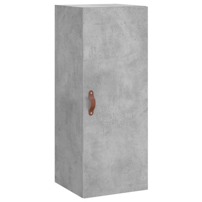 vidaXL Highboard Concrete Grey 34,5x34x180 cm Engineered Wood