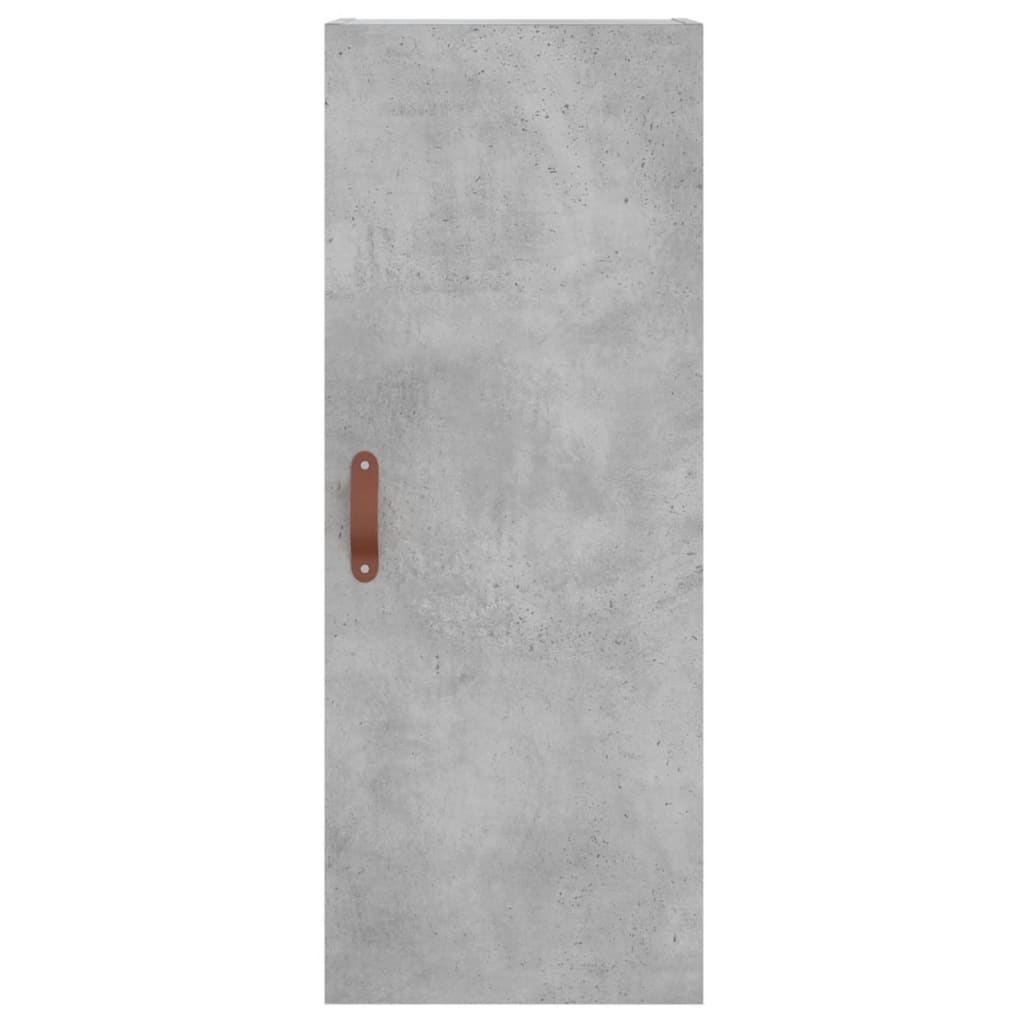 vidaXL Highboard Concrete Grey 34,5x34x180 cm Engineered Wood