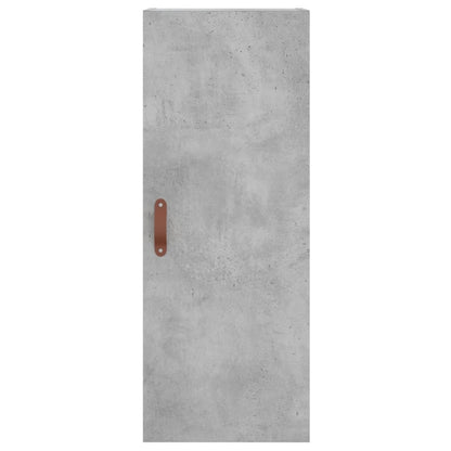 vidaXL Highboard Concrete Grey 34,5x34x180 cm Engineered Wood