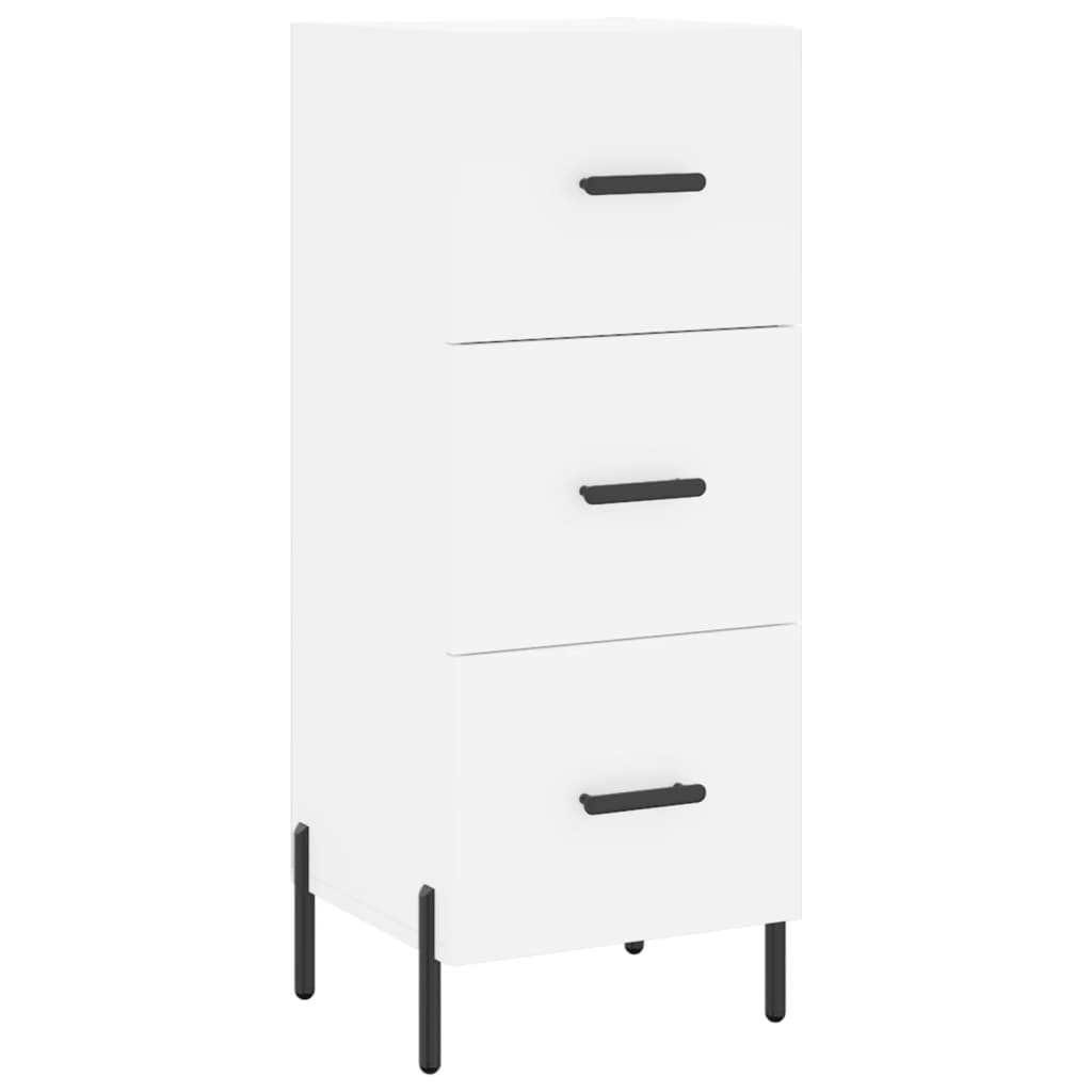 vidaXL Highboard White 34,5x34x180 cm Engineered Wood