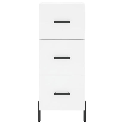 vidaXL Highboard White 34.5x34x180 cm Engineered Wood